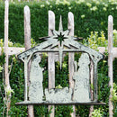 Rising Star Nativity Rustic Door Hanger