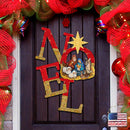NOEL Nativity & Star of Bethlehem Door Hanger