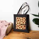 Amour Giraffe Print Canvas Tote Bag