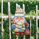 Christmas Gnome Santa Clause & Candy Cane Door Hanger