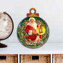 Vintage Santa Christmas Door Decor