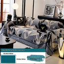 Premium Chenille Fabric Dark Green Couch Cover - All-Season Protector