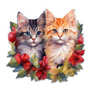 Kittens Holiday Front Door Art