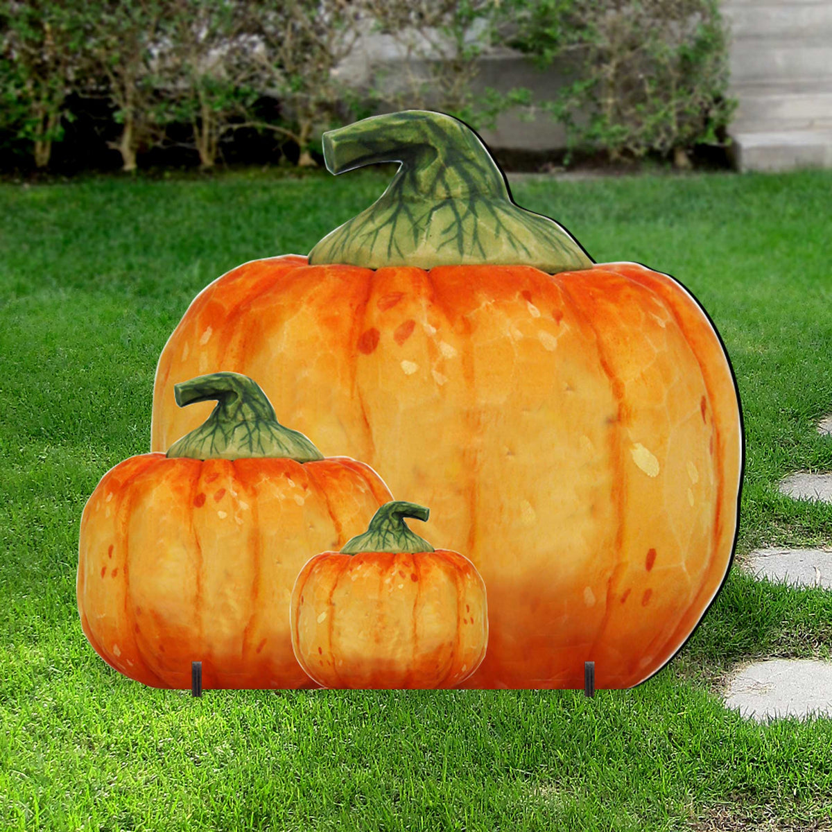 Harvest Pumpkins Large Outdoor Yard Decor
