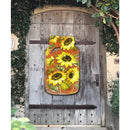 Sunflower Mason Jar Door Decor