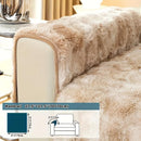 Luxurious Gradient Velvet Sofa Cover