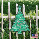 Modern Merry Christmas Tree Door Decor