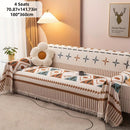 Vintage Slipcovers Couch | Plush Sofa Throw Cover for All Seasons