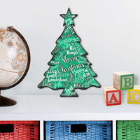 Modern Merry Christmas Tree Door Decor