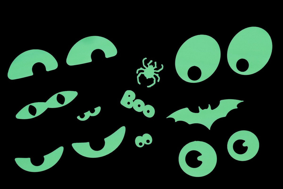 Boo! Halloween Glow-in-the-Dark Stickers