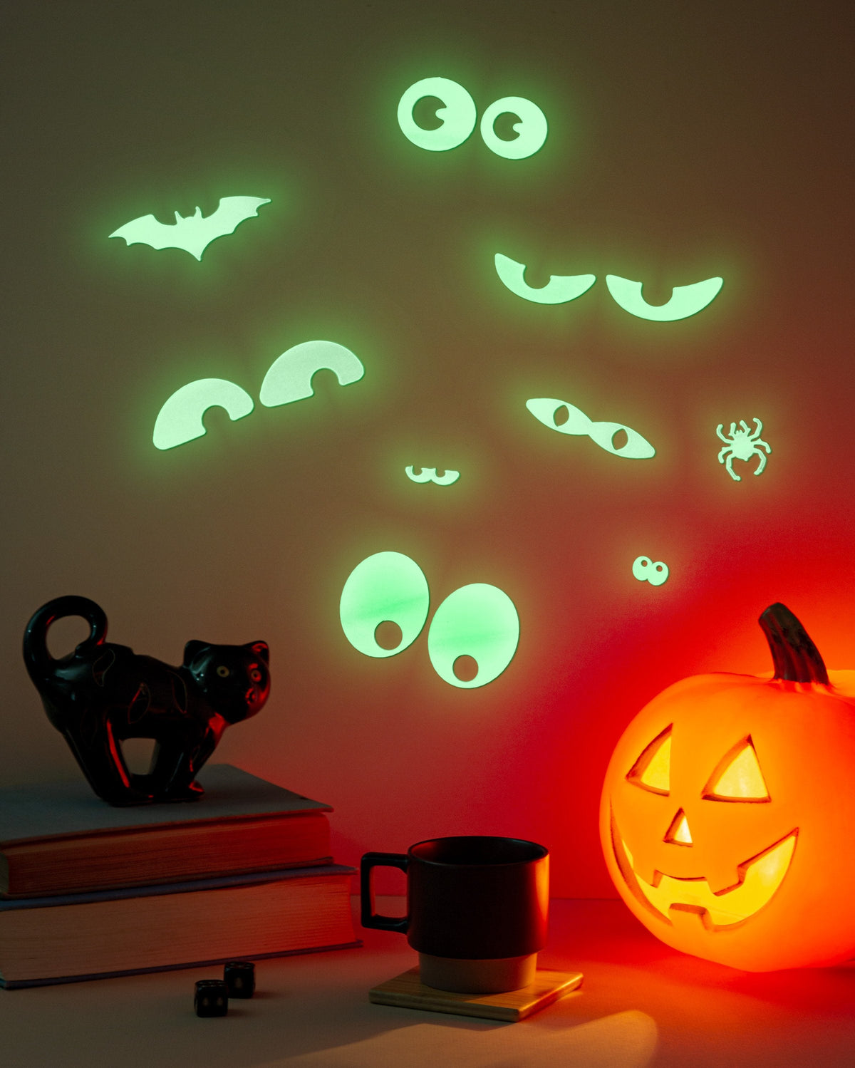 Boo! Halloween Glow-in-the-Dark Stickers