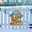 Classic Christmas Nativity Scene Door Hanger