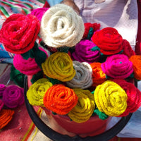 Handmade Wool Rose - Eco-Friendly & Fair Trade