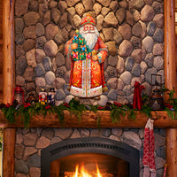 Saint Nicholas & Christmas Tree Door Hanger Art