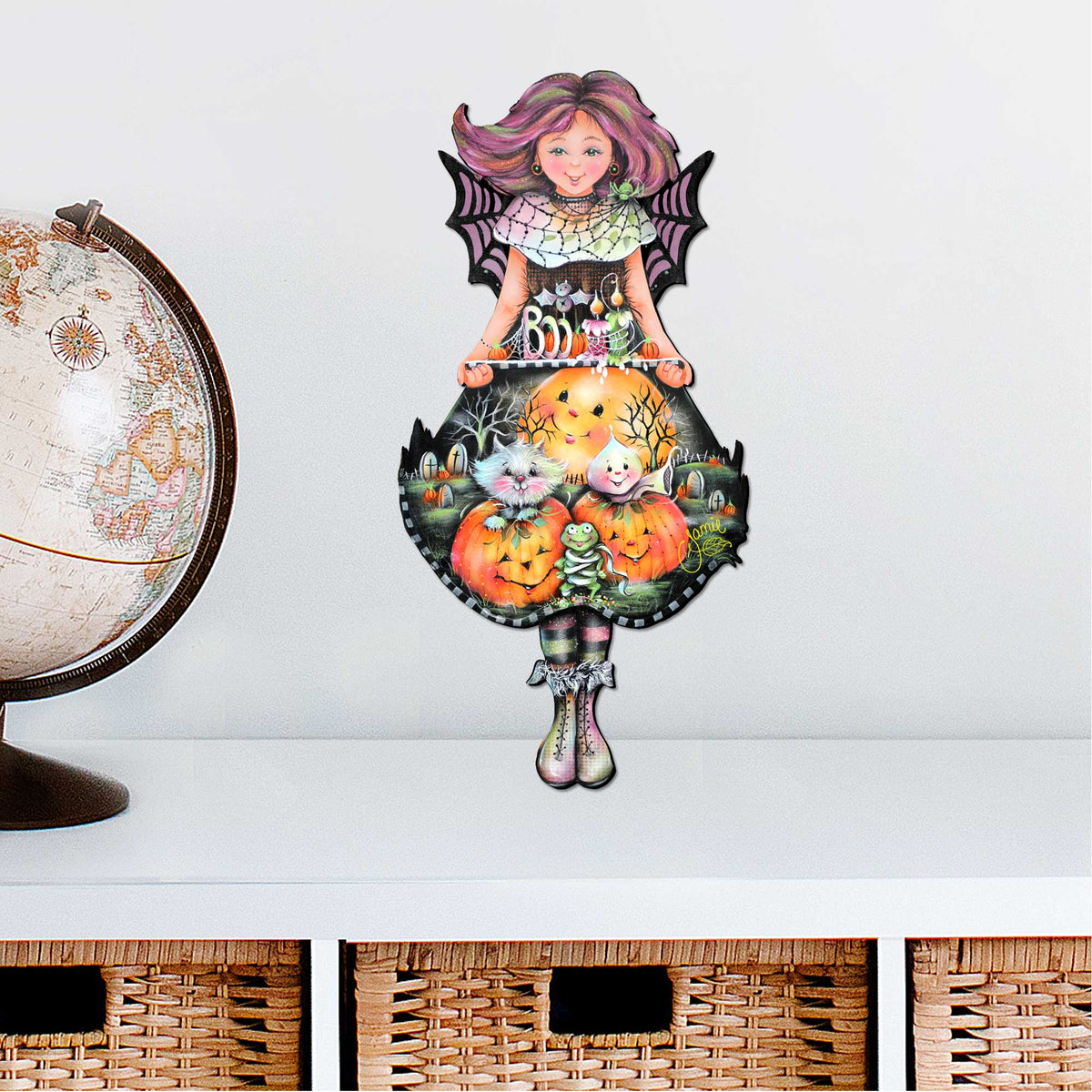 Halloween Fairy Door Decor Art