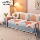 Vintage Slipcovers Couch | Plush Sofa Throw Cover for All Seasons