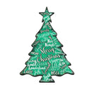 Modern Merry Christmas Tree Door Decor