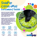 Citrus Enrichment Lick Mat with Suction Cups - 8"