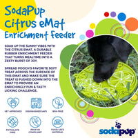 Citrus Enrichment Lick Mat with Suction Cups - 8"