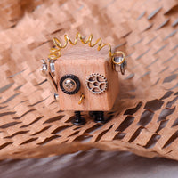Wood Robots DIY Building Kit (2) - Backpack Keychains