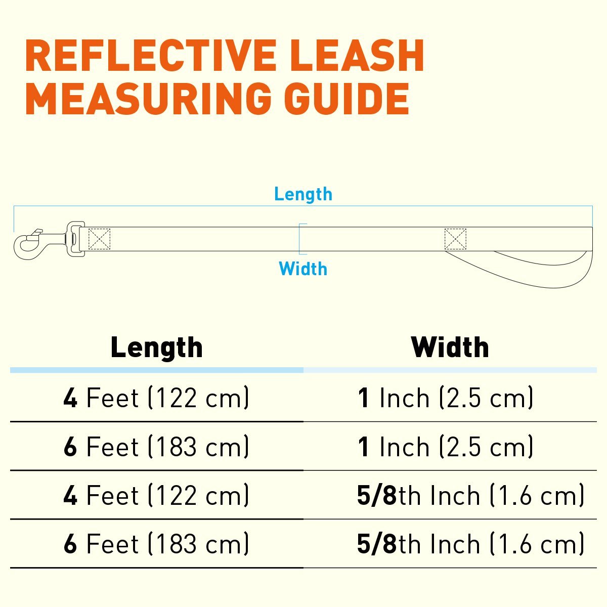 Reflective Nylon Dog Leash: ESA, Service Dog, Adopt Me, Do Not Pet, Therapy Dog