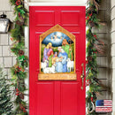 O Come Let Us Adore Him Nativity Door Hanger