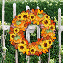 Fall Holiday Door Wreath by G. DeBrekht - Thanksgiving Halloween Decor - 8185305H