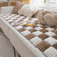 Modular Sofa Cover – Nordic Style Winter Plush Cushion Slipcover