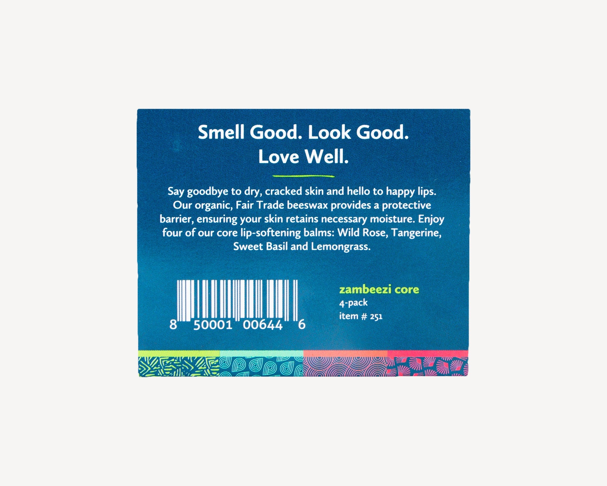 Lip Balm 4-pack: Organic & Fair Trade