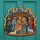 Orthodox Nativity Scene Door Hanger