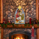 Illustrated Nativity Door Hanger