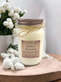 Cotton Blossom & Tuberose Candle