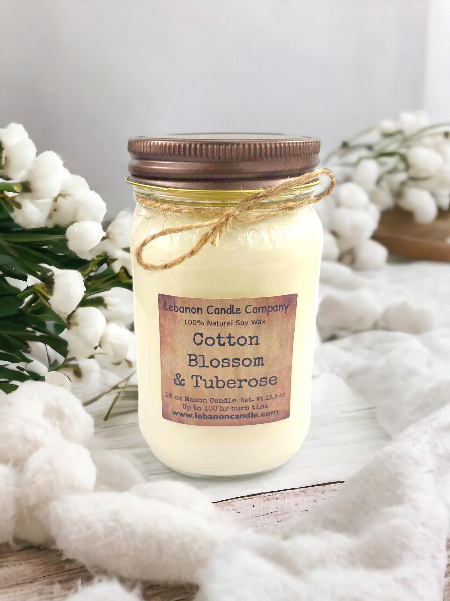 Cotton Blossom & Tuberose Candle