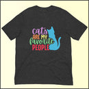 Cats are My Favorite People Unisex T-shirt