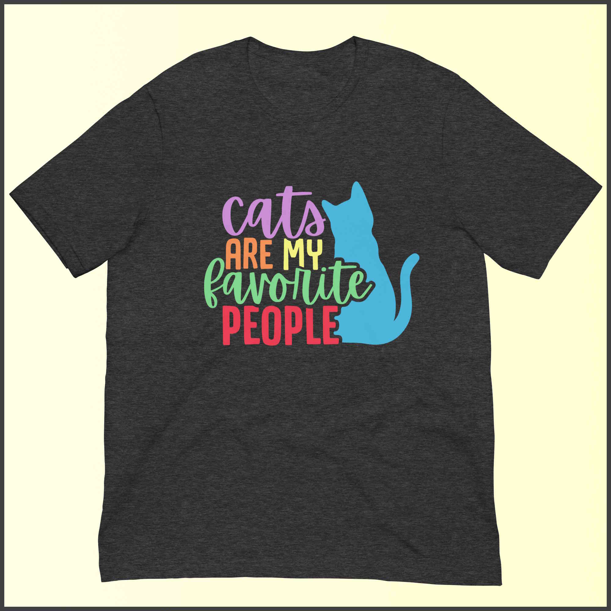 Cats are My Favorite People Unisex T-shirt