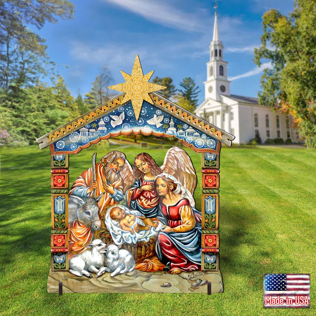 Decorative Nativity Outdoor Display