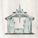Rising Star Nativity Rustic Door Hanger