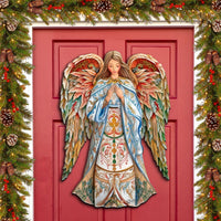 Elegant Angel of Hope Wood Art