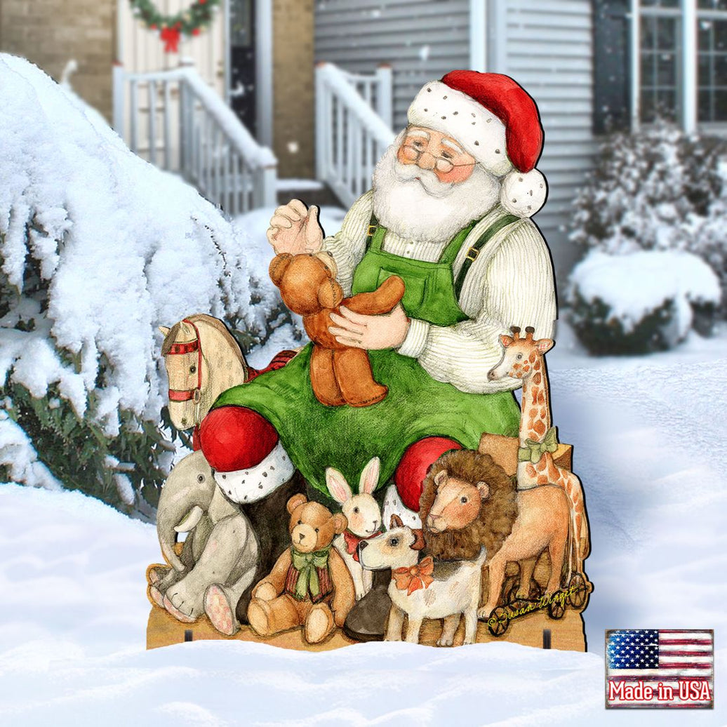 Santa's Workshop Outdoor Yard Decor