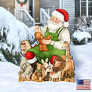 Santa's Workshop Outdoor Yard Decor