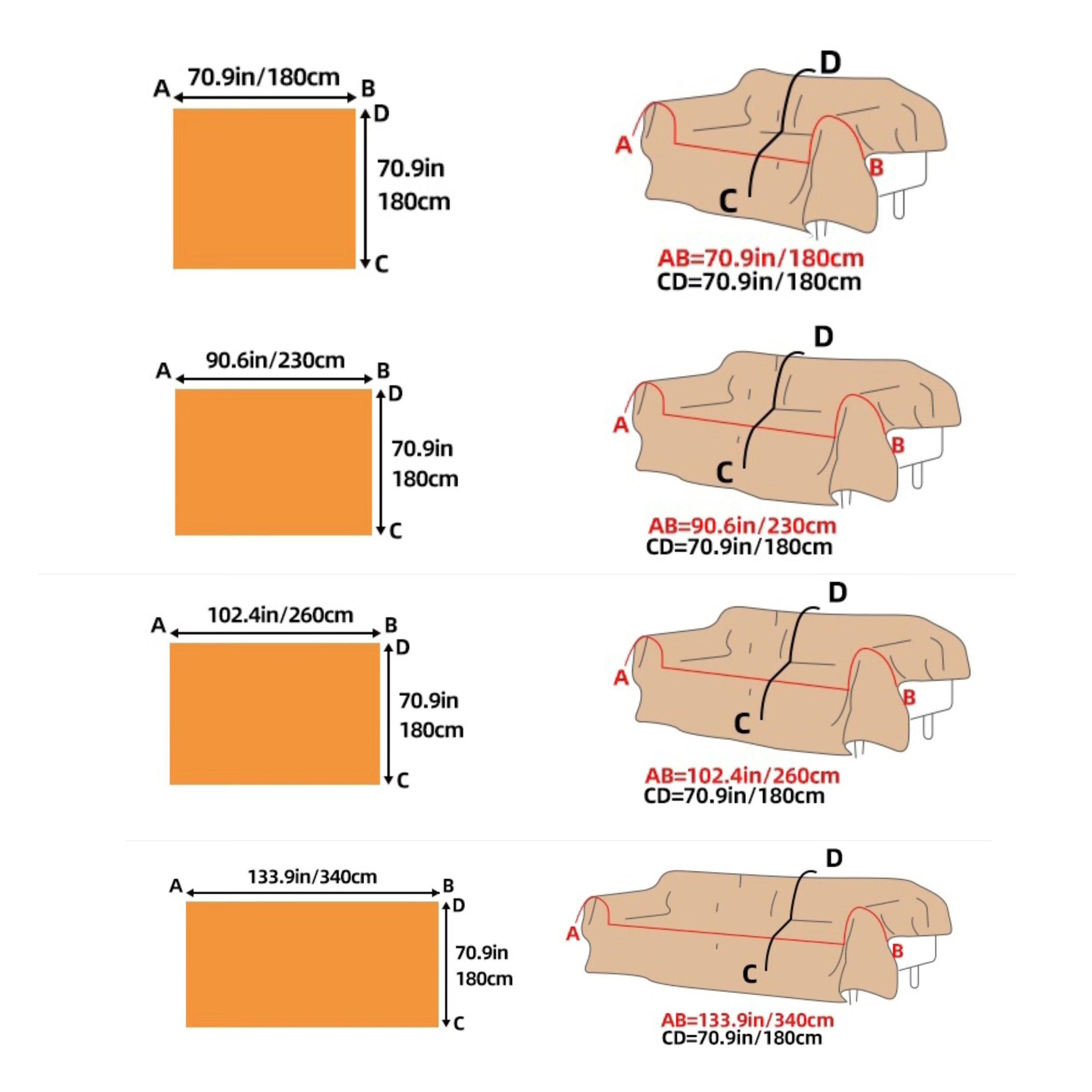 Ice Silk Extra Large Sofa Cover| Fully Protection & Cool Experience