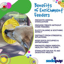 Sun n' Sea Enrichment Lick Mat with Suction Cups - 8"