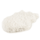 PupRug by Paw.com® Faux Fur Orthopedic Dog Bed: Curve Polar White