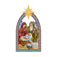 Illustrated Nativity Door Hanger