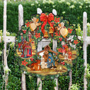 Nativity Christmas Wreath Door Hanger