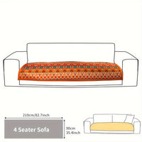 Linen Sofa Cover – Premium Stretchable Protector for Couches
