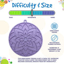 Lotus  Enrichment Lick Mat with Suction Cups - 8"