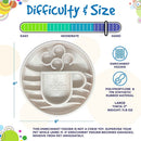 Java Slow Feeder Dog Bowl for Enrichment - 8" diameter x 2" deep