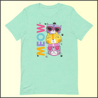 Meow Cool Cats Unisex T-shirt