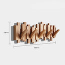 Hanging Wall Rack with Folding Pegs
